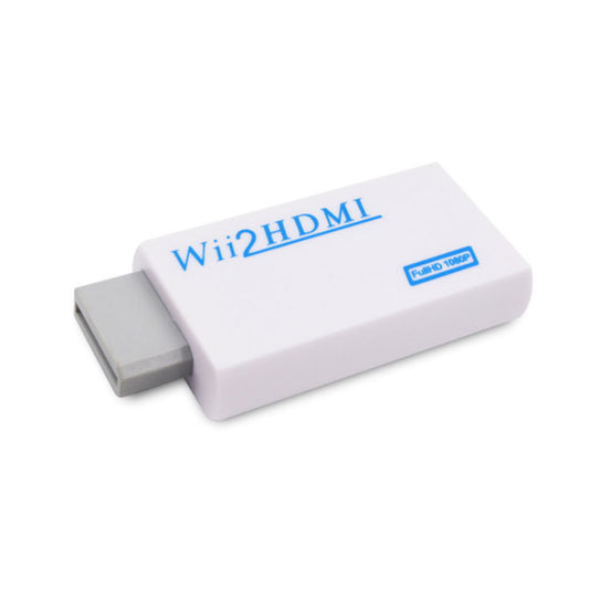 HAUZIK Wii HDMI Adapter, Wii to HDMI Converter, 1080P Connector Output Video with 3.5mm Audio Compatible with Nintendo Wii, Wii U, HDTV, Monitor, Supports All Wii Display Modes 720P, NTS