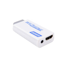 Load image into Gallery viewer, HAUZIK Wii HDMI Adapter, Wii to HDMI Converter, 1080P Connector Output Video with 3.5mm Audio Compatible with Nintendo Wii, Wii U, HDTV, Monitor, Supports All Wii Display Modes 720P, NTS
